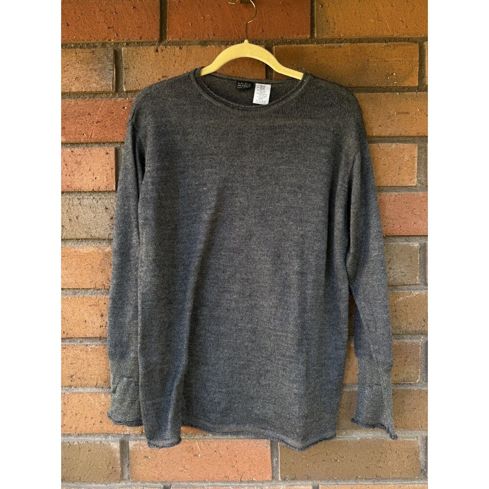 Krizia Maglia Italy Sweater Mohair Metal Blend Sparkle |‎ Gray | Size IT 44 - M